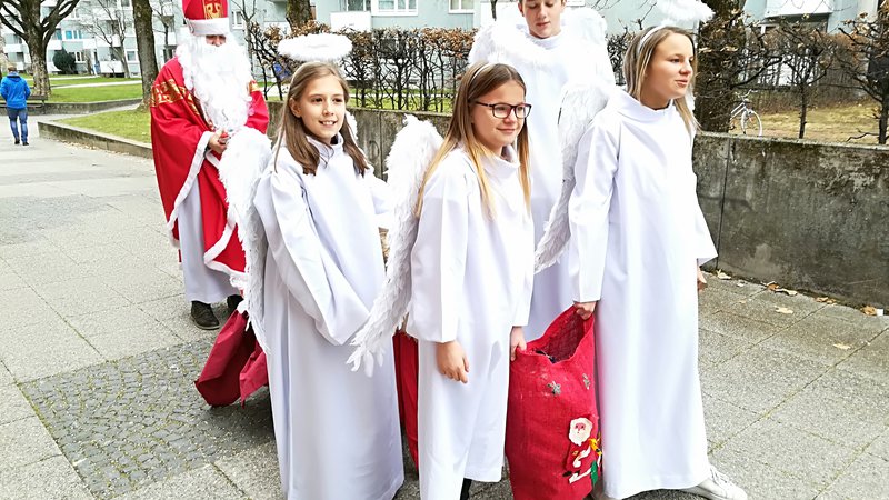 Spotkanie ze św. Mikołajem na Neuperlachu